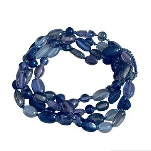 6/$20 ⭐️ Multiple Layer Purple Elastic Beads Bracelet